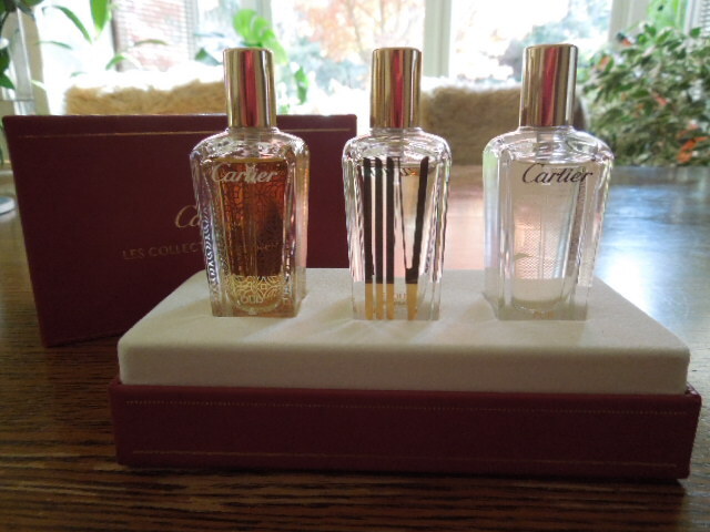 カルティエ ハイエンド パルファン コフレ CARTIER CLIENT GIFT PERFUME COLLECTIONS OUD & SANTAL , PUR MAGNOLIA , L'HEURE DIAPHANE拍卖