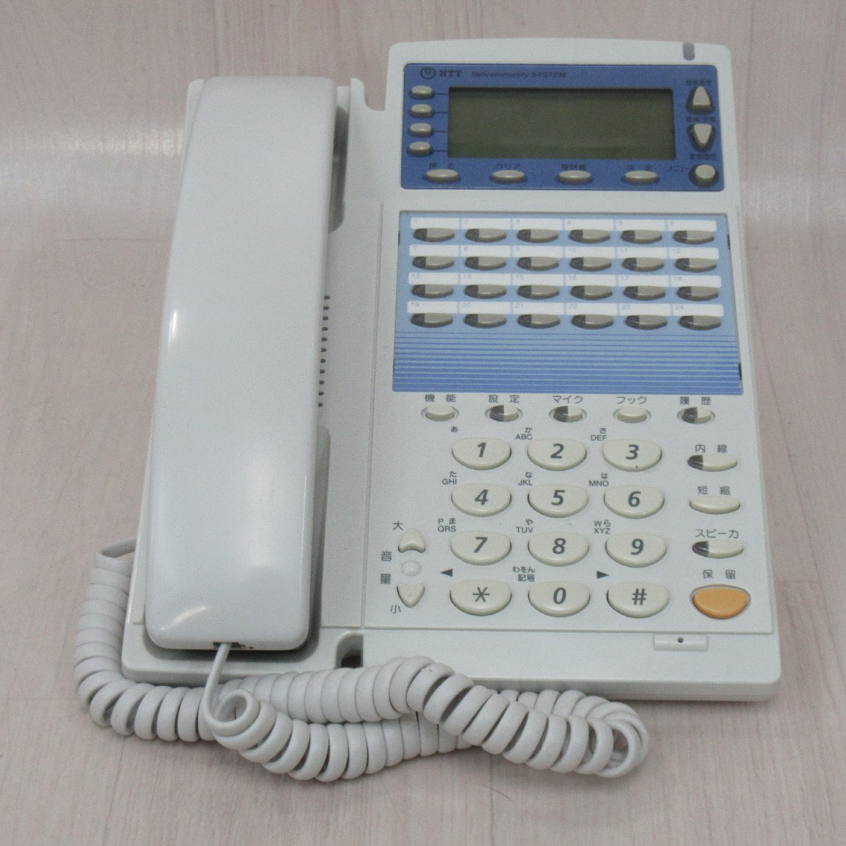 ▲NTT GX-(24)BTEL-(1)(W) GX 24ボタンバス標準電話機 キレイめ 保証有 ZU1 16390♯拍卖
