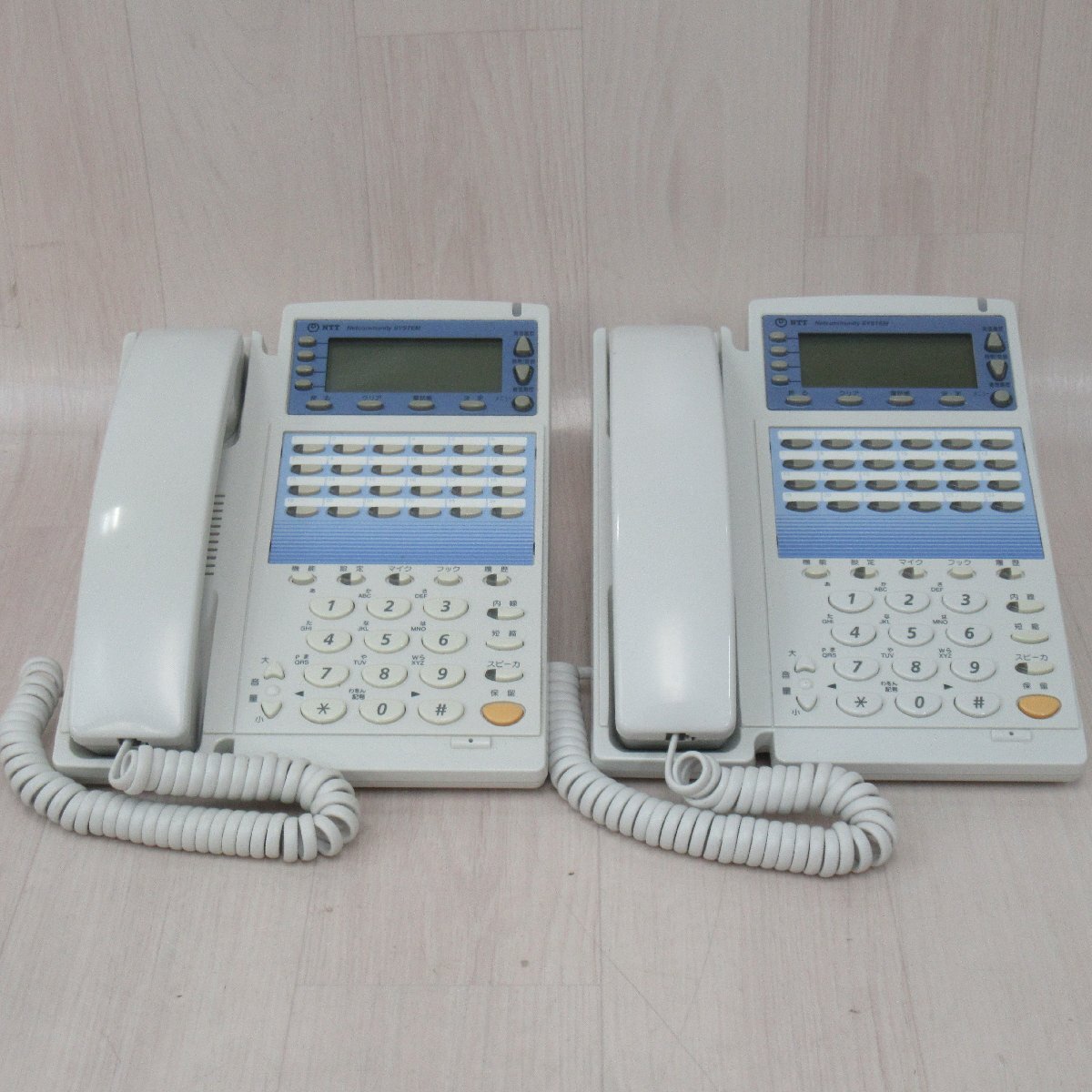 ▲NTT GX-(24)BTEL-(1)(W) (2台セット) GX 24ボタンバス標準電話機 キレイめ 保証有 ZU1 16388♯拍卖