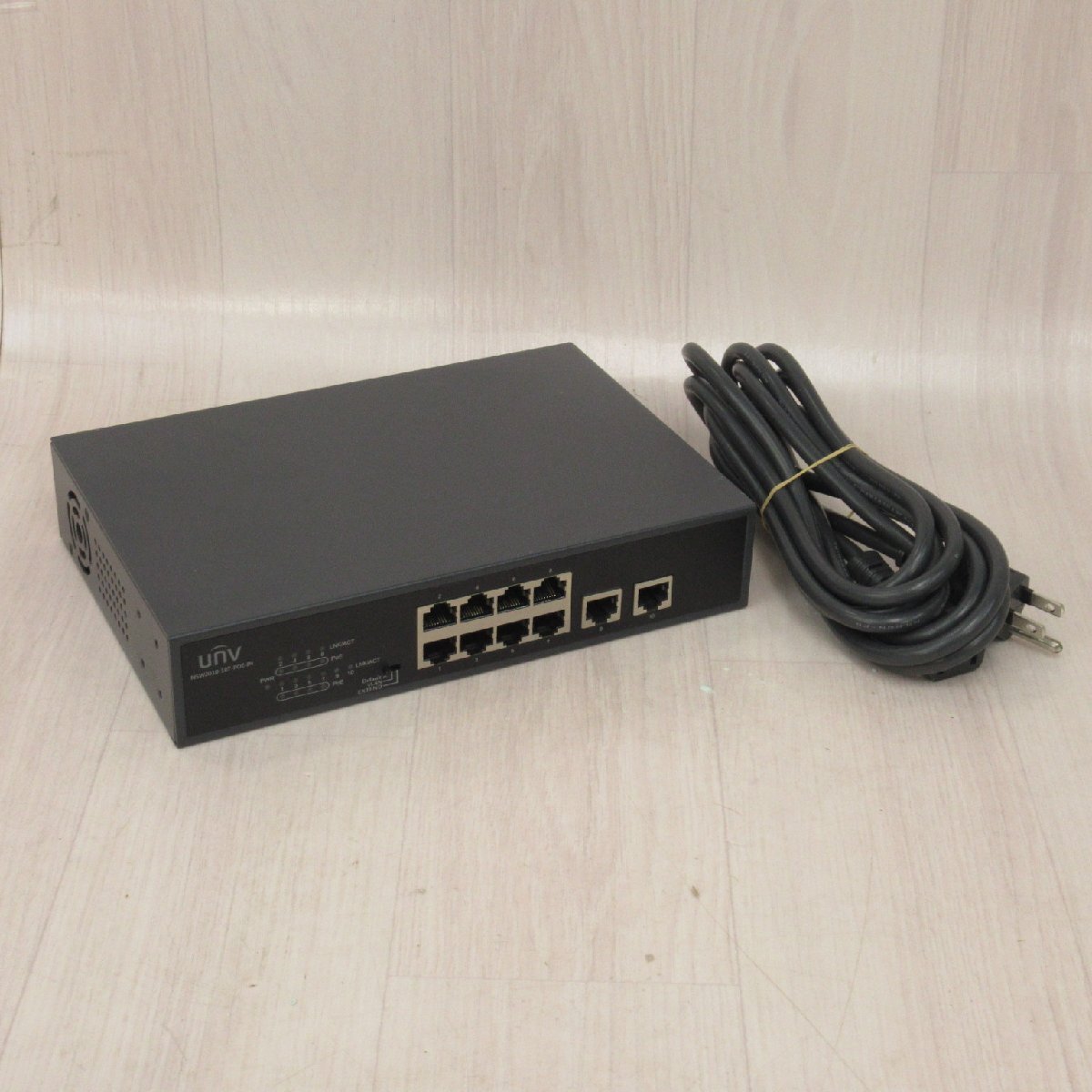 ユニビュー NSW2010-10T-POE-IN 8ポートPoE給電スイッチングハブ 動作確認済 保証有 RS049拍卖