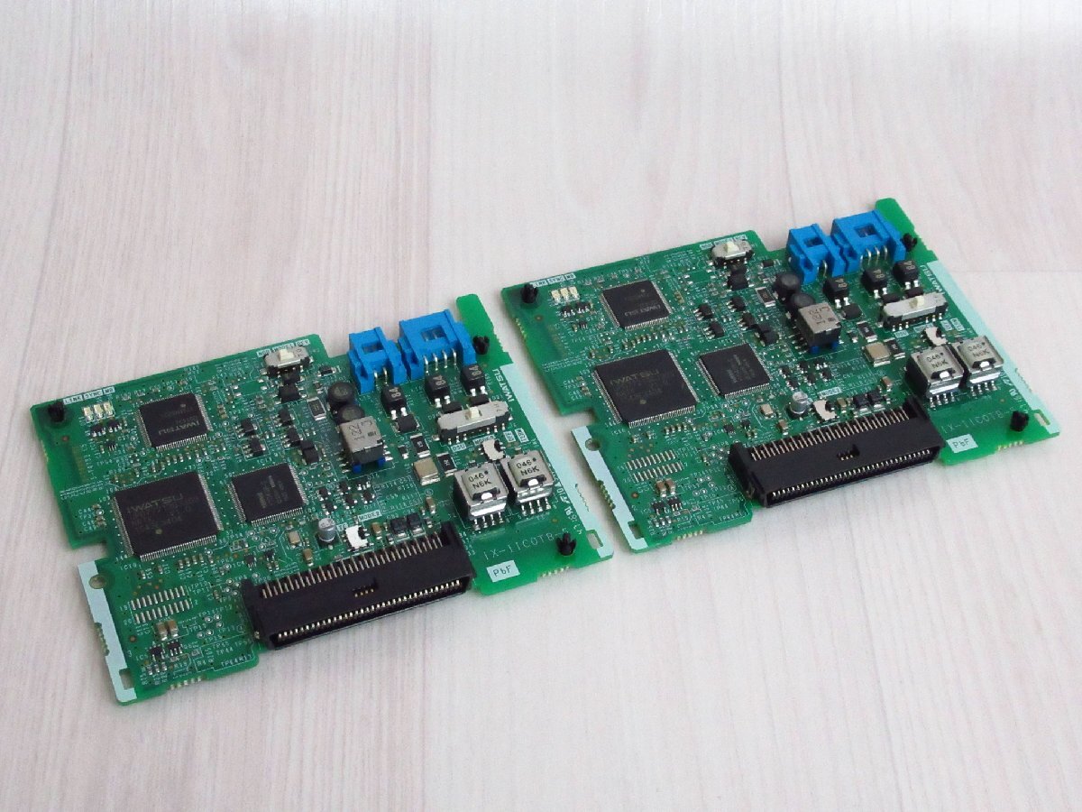 岩通 IX-1ICOTB-S 2枚組 LEVANCIO-S 1デジタル局線ユニット 17年製 保証有 ZZK 7576拍卖
