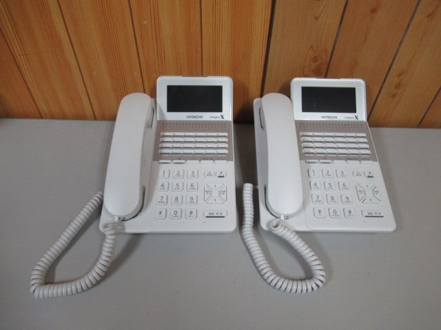 ET-24Xi-SDW 2台 日立 integral-X 24ボタン標準電話機 23年製 保証有 ZU2 9044)拍卖