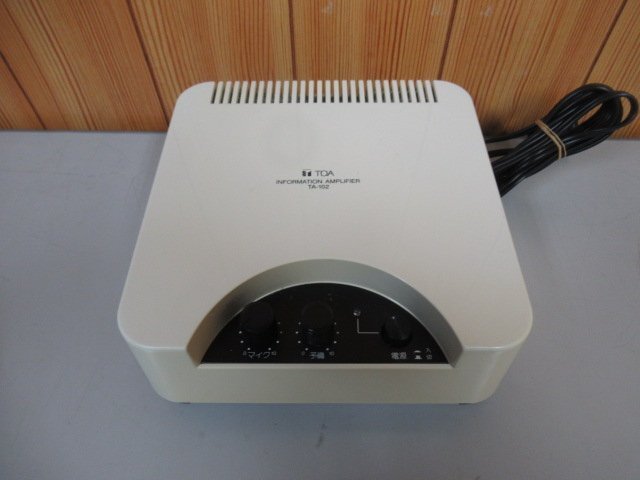 TA-102 TOA 簡易型アンプ 10W 保証有 ZF1 9047)拍卖