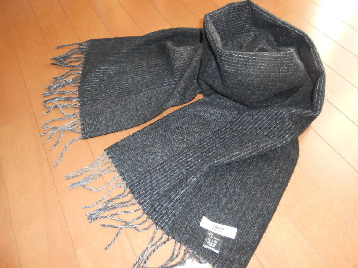 ★未使用品☆【TAKEO KIKUCHI】★タケオ キクチ★マフラー★ワールド製★拍卖