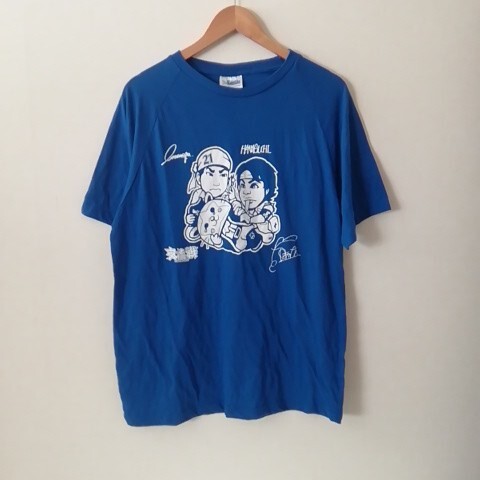 ★【古着】 横浜DeNABAYSTARS(ヨコハマディーエヌエーベイスターズ) 半袖Tシャツ(半袖カットソー) サイズ不明 青色拍卖