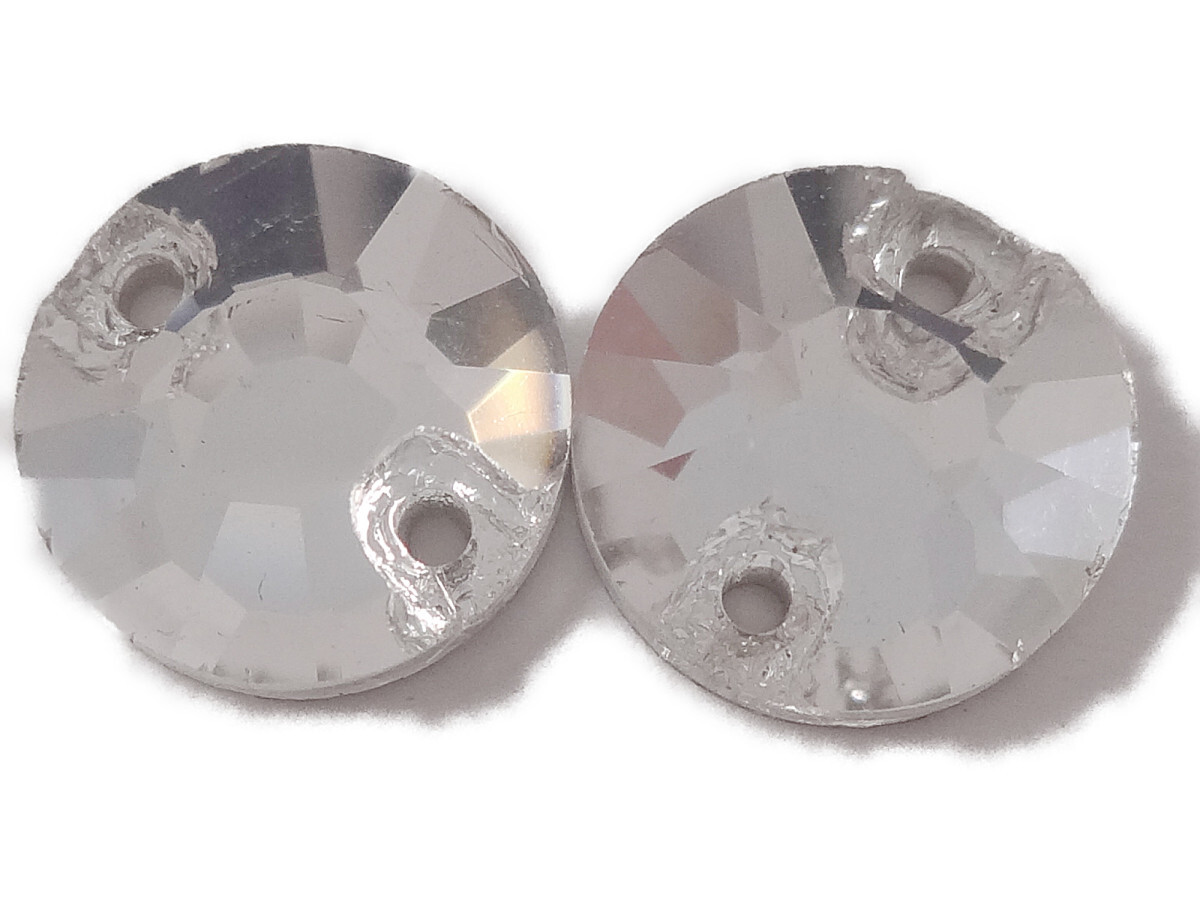 キラリ手芸部 No.6070-sビジュー パーツ 手芸用 ソーオン ストーン(ガラスビーズ ラインストーン)クリスタル_0.8cm×0.8cm_15個入り拍卖