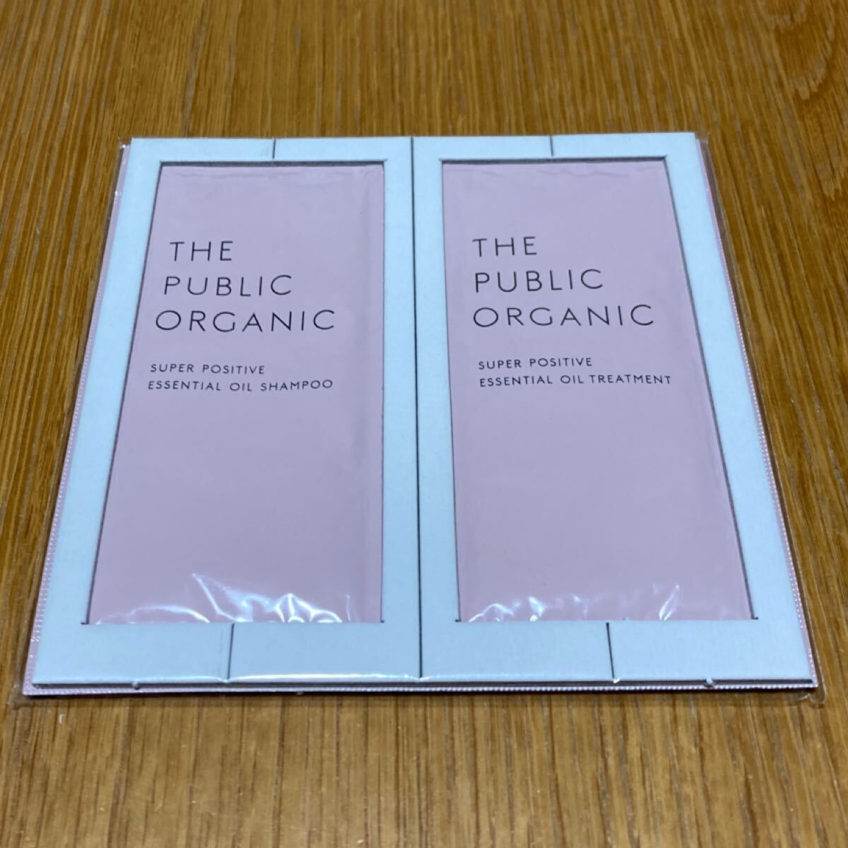 新品 未使用 THE PUBLIC ORGANIC ザ パブリックオーガニック シャンプー トリートメント スーパーポジティブ サンプル セット拍卖