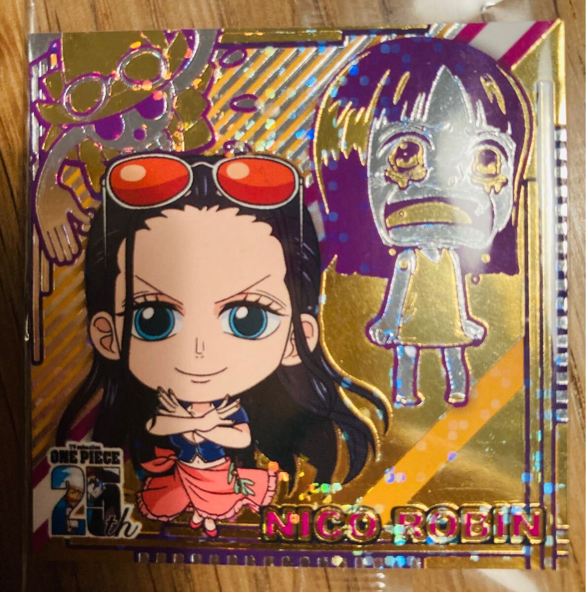 【新品・未開封】ワンビース 大海賊 シールウエハース ニコ・ロビン 金色拍卖