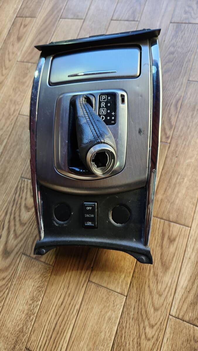 KAMC★H22 V36 日産スカイラインセダン★純正★シフトパネル★250GTタイプS★DBA-V36★部品取り車/ブラック/ニッサン拍卖