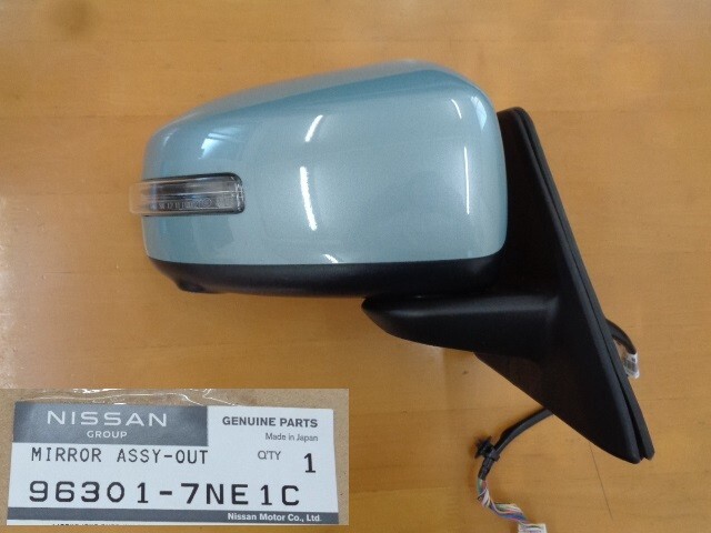 ルークス B44A 右サイドミラー 11P ウィンカー(テストOK)&カメラ付(未テスト) D28 No.861455【品番 96301-7NE1C】拍卖