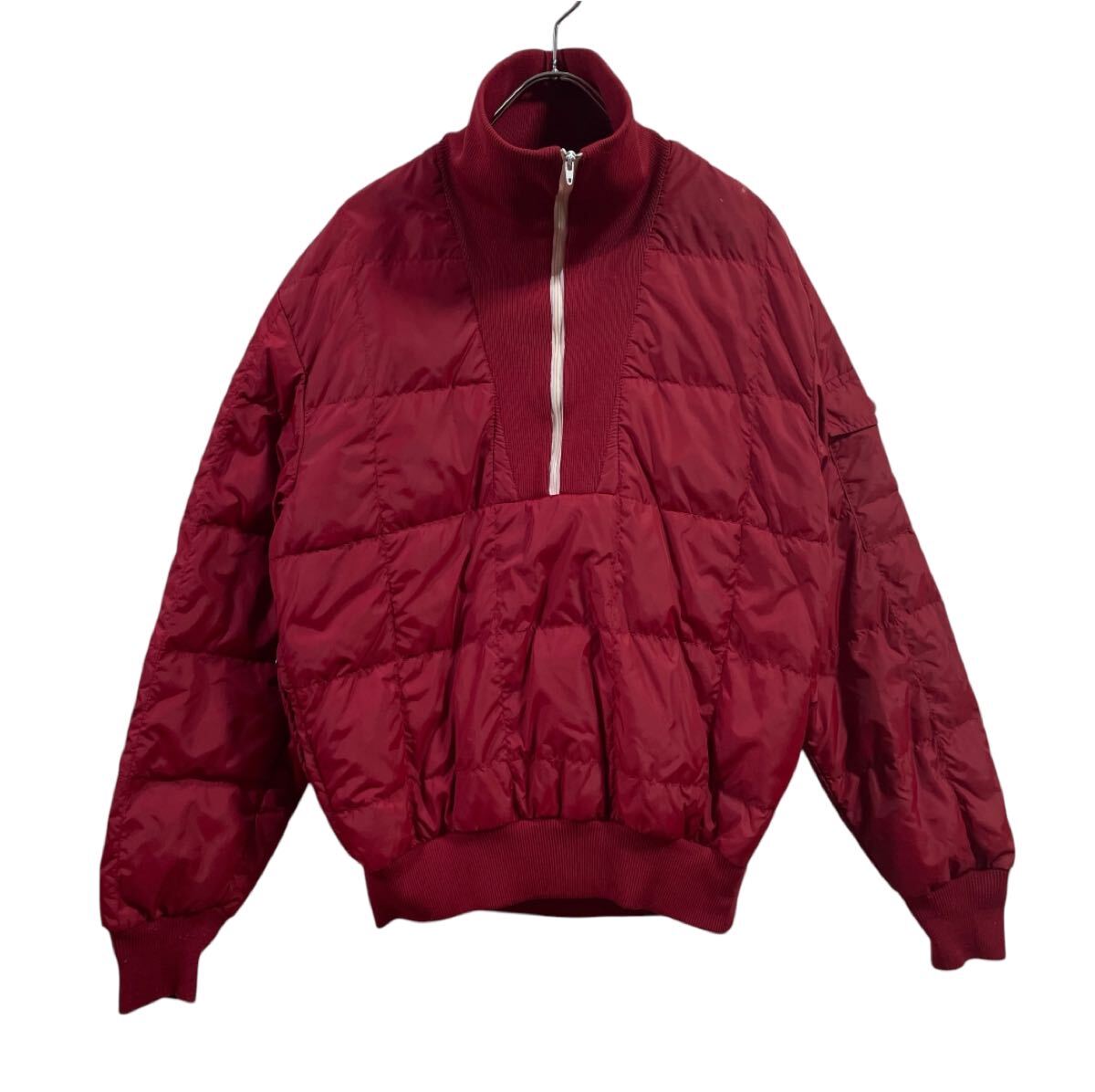 80s eddie bauer プルオーバー ダウンジャケット バーガンディ エディーバウアー 古着 vintage ヴィンテージ拍卖