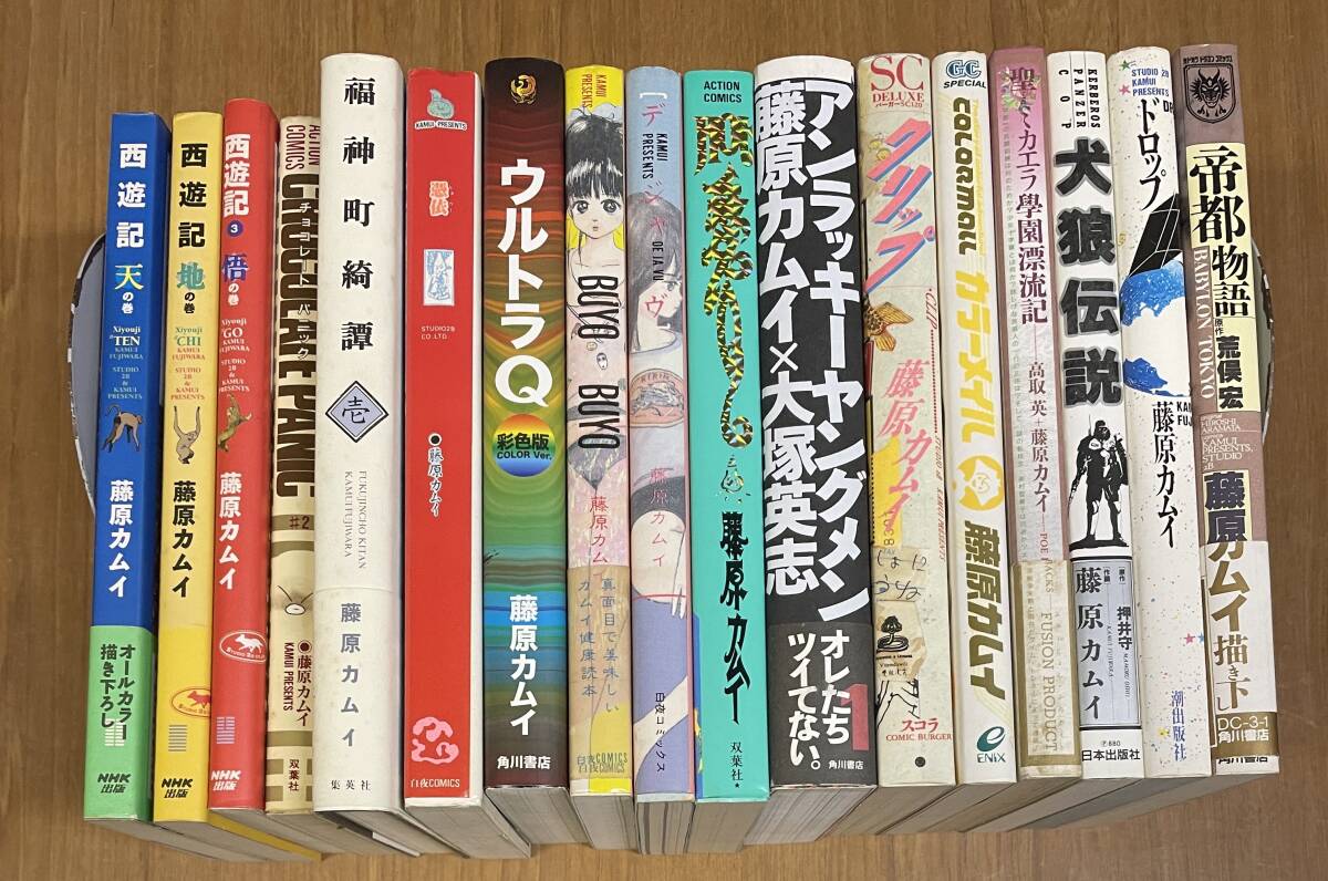 ★N8★藤原カムイ A5サイズ短編作品などまとめて17冊 拍卖