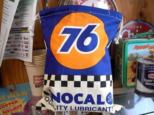 UNOCAL 76 OIL缶柄 巾着袋 / union アメリカ雑貨 アメリカン雑貨拍卖