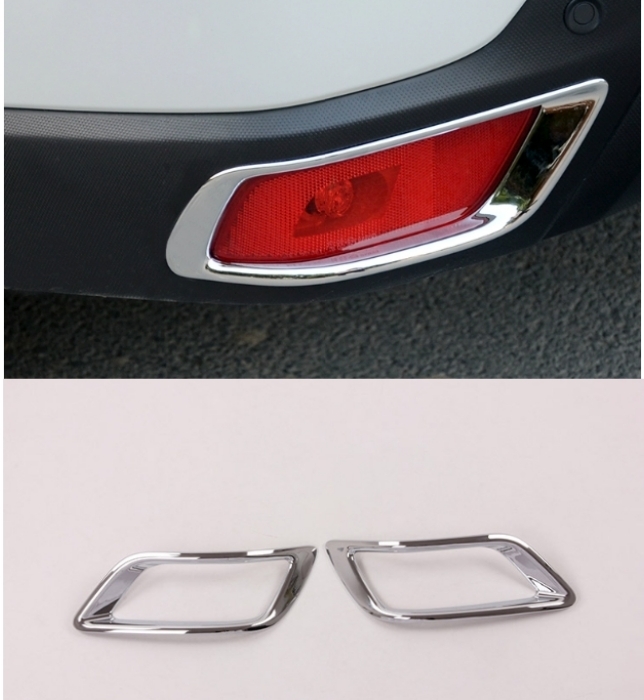 スバル フォレスター SK系 2018年-2020年 リア フォグランプカバー メッキガーニッシュ2P拍卖