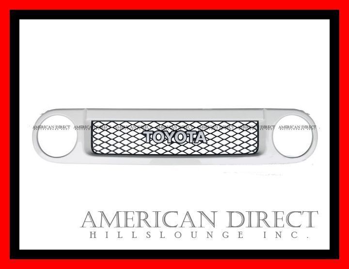 【全年式対応/純正品/ホワイト】トヨタ FJクルーザー トレイルチーム フロント グリル FJ USA 北米仕様 Trail-Teams 白色 ヘッドライト拍卖