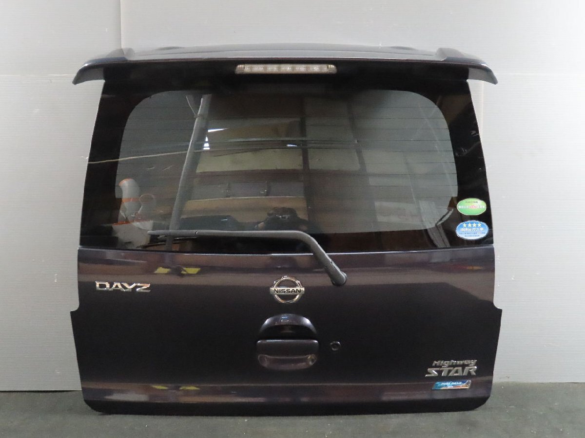 【即決! 即日発送可】デイズ DBA-B21W 純正 ★美品 バックドア リアゲート スポイラー付 V09中古 12649拍卖