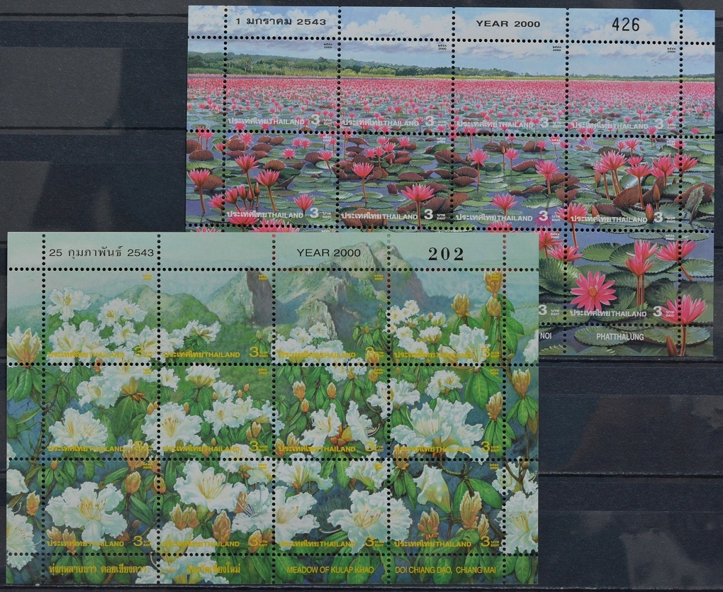 「TD28」タイ切手  花拍卖