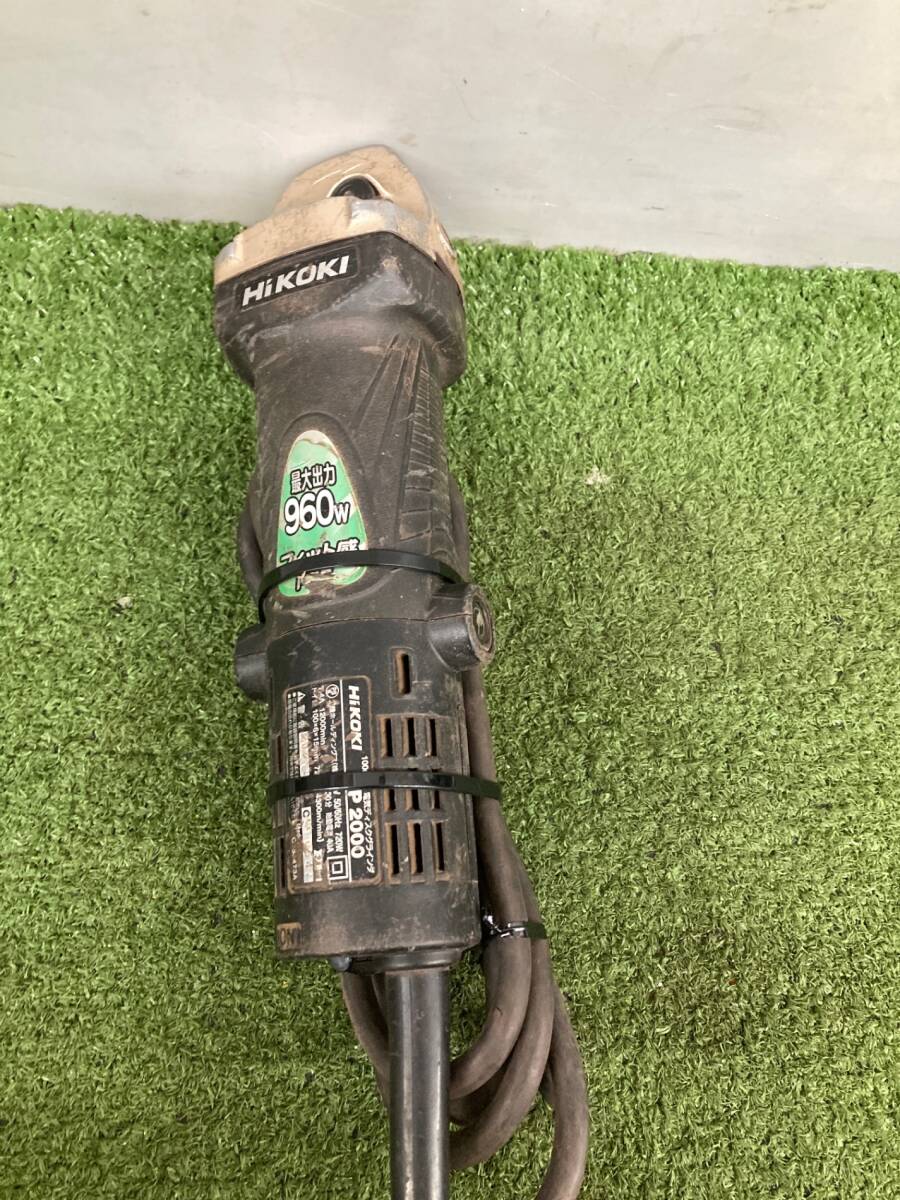 【中古品】【0921】★ HiKOKI 100mm電気ディスクグラインダ XP2000 ITYF1MBL2L94拍卖