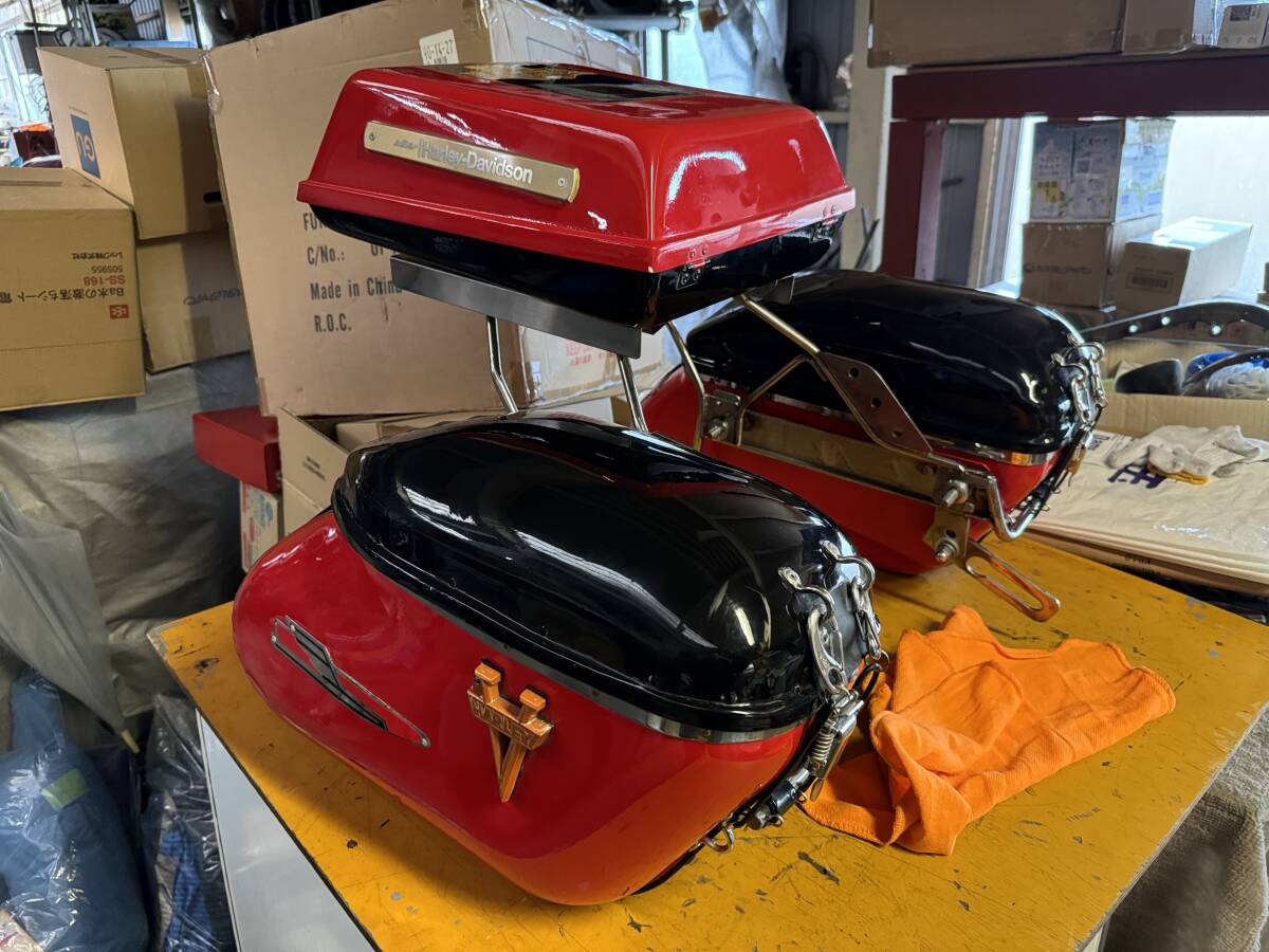 ハーレー AMF サイドバッグ リアキャリア リア ボックス XLCR FXS XL XLH FX FLH FL FX ショベル ナックル パン アイアン チョッパー拍卖