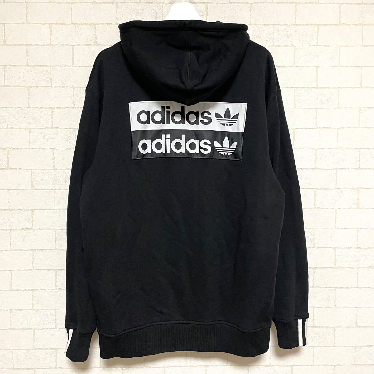 adidas アディダス RYV OTH HOODIE プルオーバーパーカー ロゴ オリジナルス トレフォイル size O拍卖