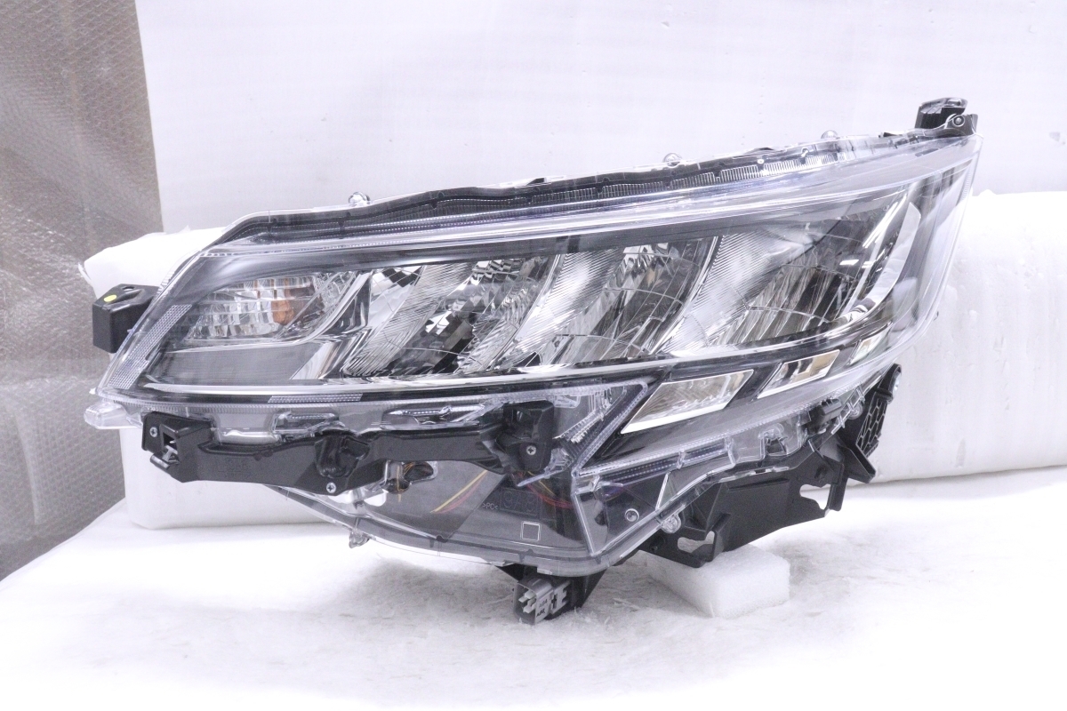 40-2423★美品★LED MZRA90W ノア★左ヘッドライト ICHIKOH V1-1 打刻:N1 ASSY ブラック 純正★トヨタ (RO)拍卖