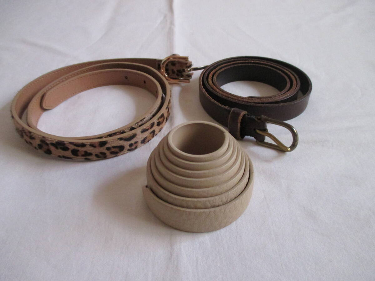 ★レディース ベルト3個セット★拍卖