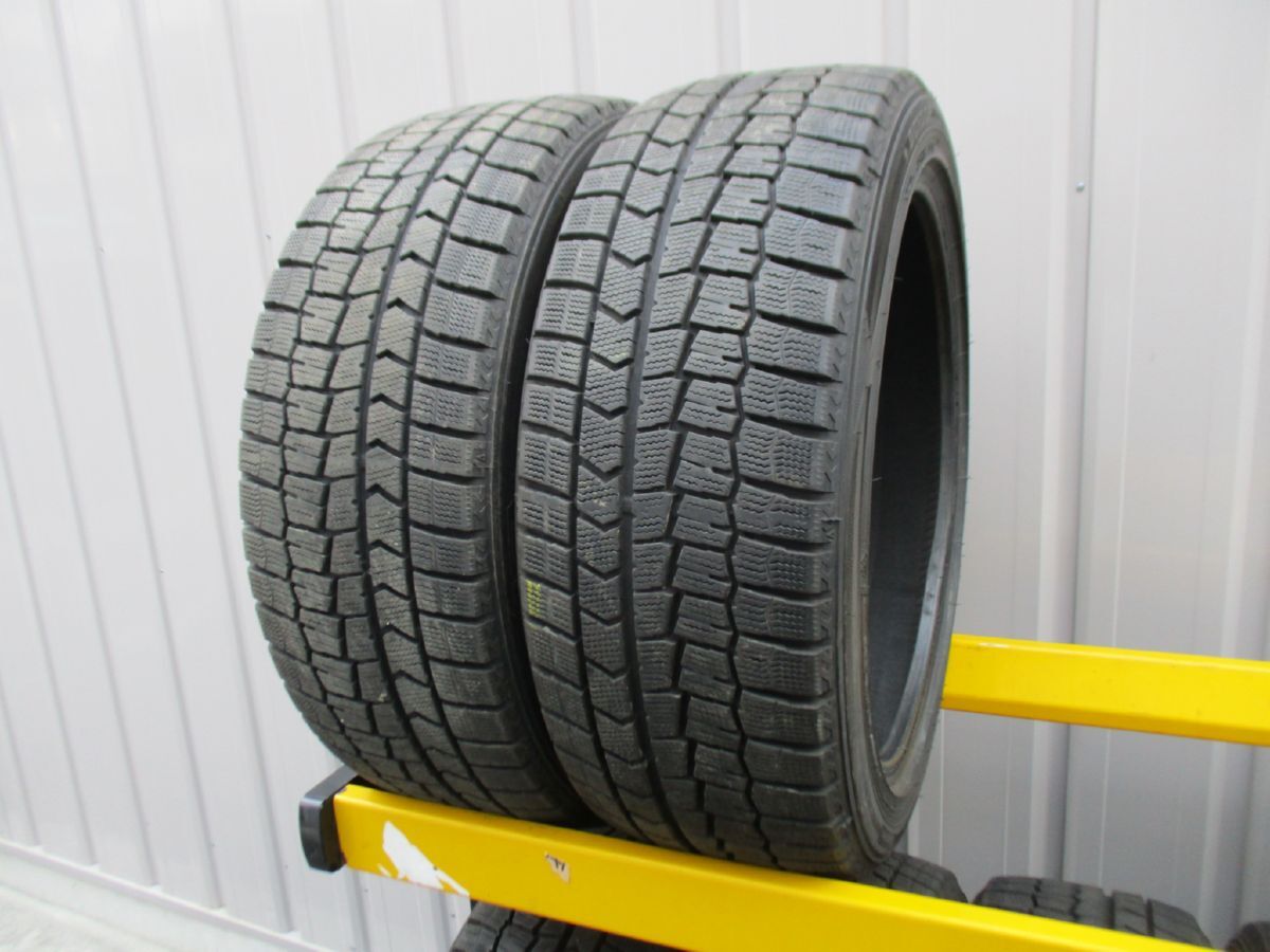 ★☆225/45R18 91Q ダンロップ WINTER MAXX WM02 スタッドレス 2019年製 2本 送料込 T49001218☆★インボイス領収書発行可能拍卖