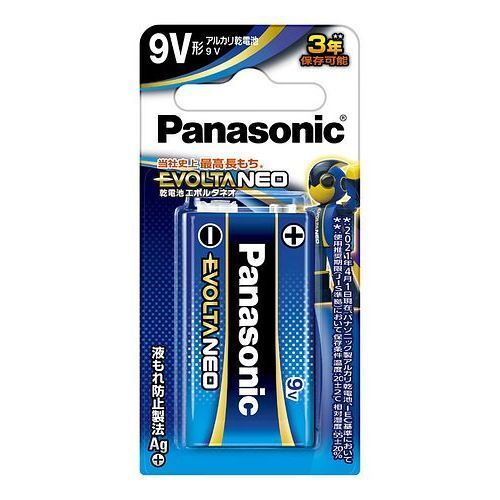 メール便発送 パナソニック 乾電池 エボルタNEO 9V 角形 1本パック 6LR61NJ/1B拍卖