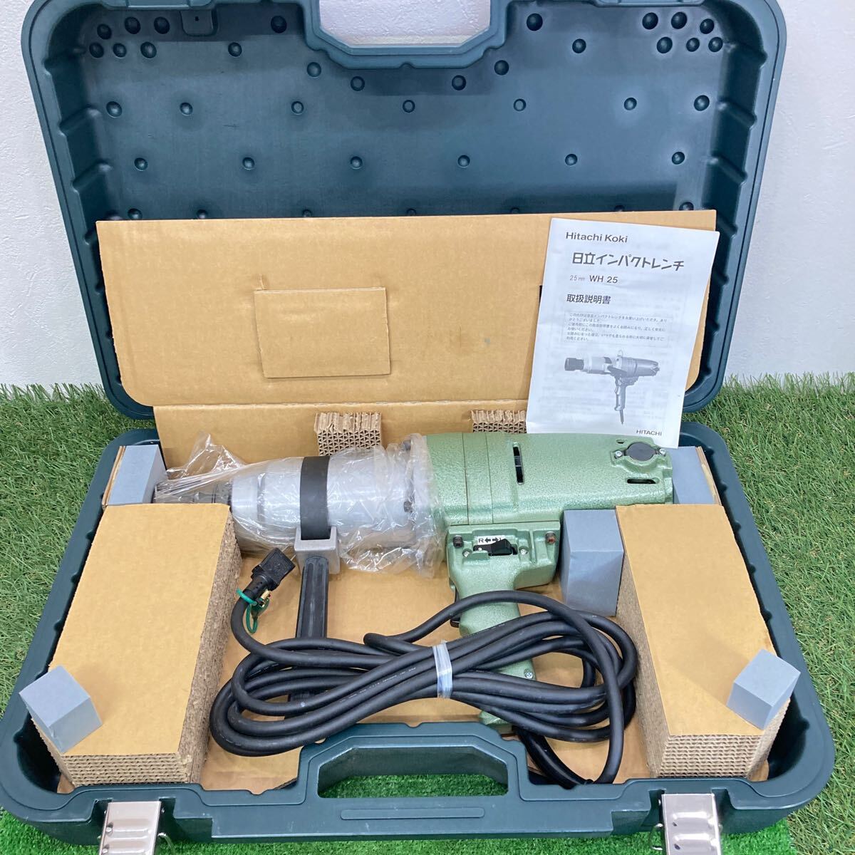 大型 未使用品 日立工機 WH25 (100V) インパクトレンチ 領収書 3549拍卖