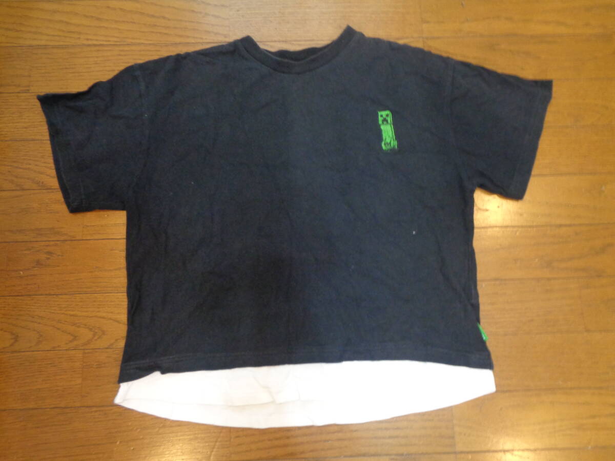 マインクラフトのTシャツ中古160サイズ拍卖