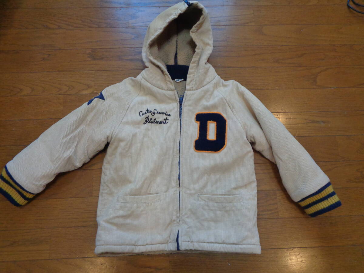 子供用コーディロイ生地のジャンパー130サイズ中古拍卖