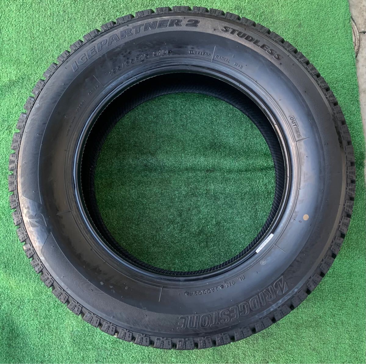 2024年製★ BRIDGESTONE ICE PARTNER 2 195/65R15 スタッドレスタイヤ1本★ プリウス ノア ヴォクシー アリオン プレミオ等に ★拍卖