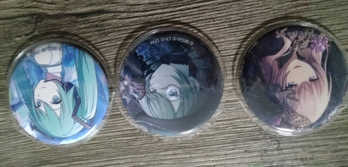 缶バッジ プロジェクトセカイ プロセカ 3個セット まとめ売り ケース入れて鑑賞用拍卖