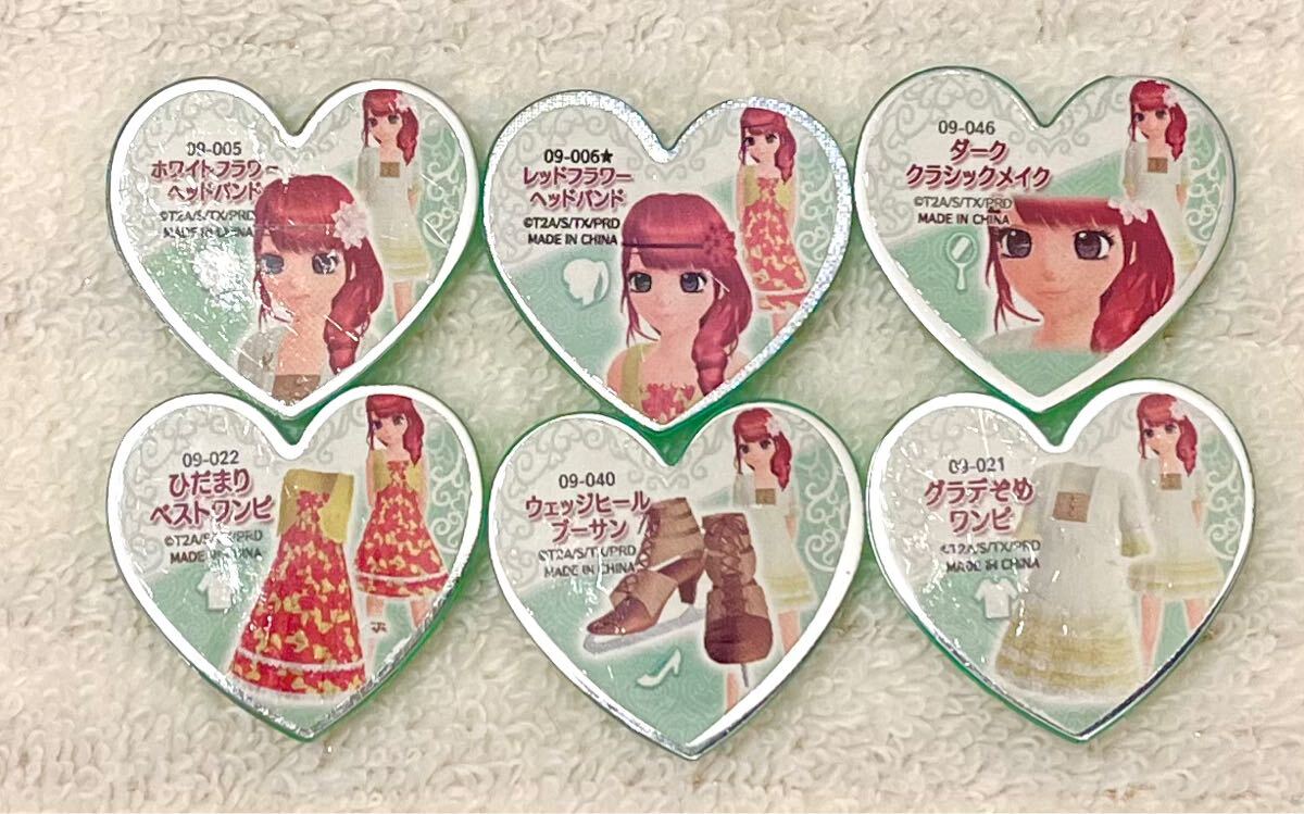 プリティーリズム プリズムストーン レッドフラワーヘッドバンド他 6個セット拍卖