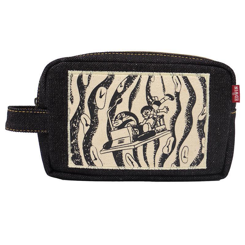 EDWIN ドラえもん スクエアポーチ 化粧ポーチ I'm Doraemon拍卖