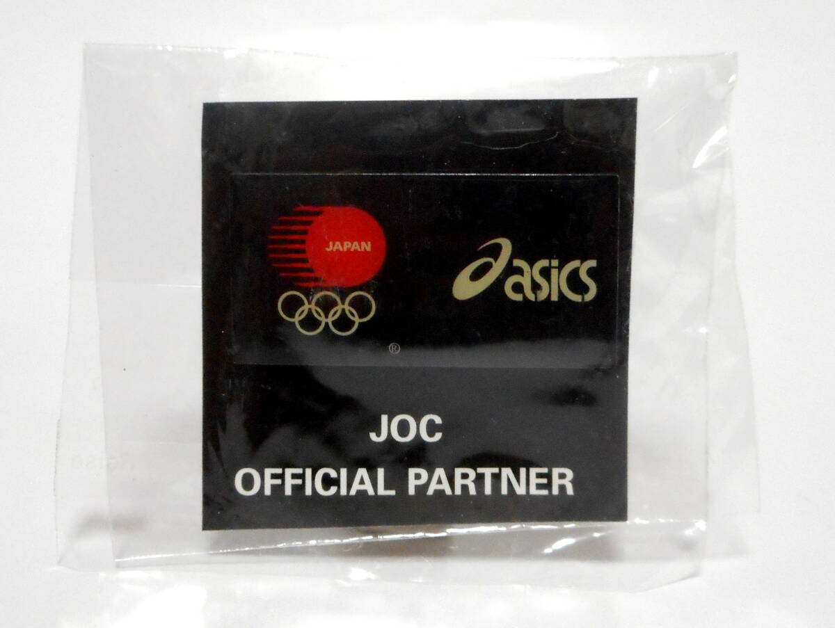 アシックス asics JOCオフィシャルサポーター ピンバッジ ピンズ バッチ 非売品 ノベルティ 日本オリンピック委員会 五輪グッズ拍卖
