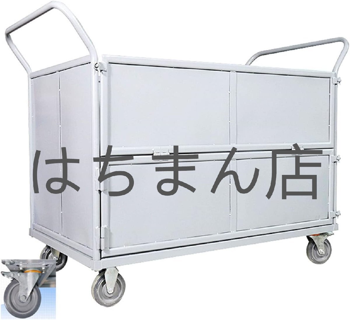 カゴ台車 運搬車 手押し台車 静音 厚みのある素材 耐荷重300kg 耐磨耗 メッシュかご付き 組み立てが必要 SXZGJS ナイロン車輪-L拍卖