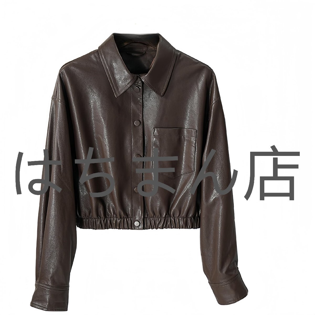 レザージャケット レディース ライダースジャケット 革ジャン 本革 シングルライダース ジャケット ラムレザーアウター ブラウン S-XL拍卖