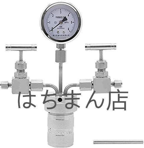 230℃ 5MPa 水熱合成オートクレーブ反応器&圧力計付きの分解高圧反応器 (100ML)拍卖