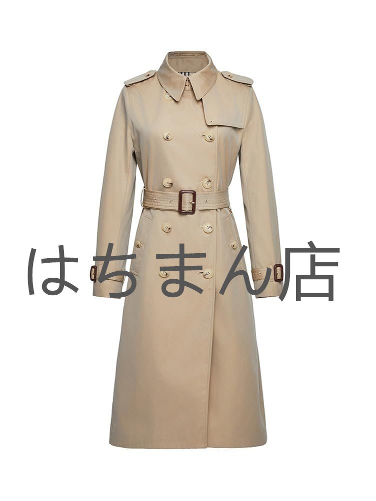 トレンチコート レディース ロング丈 スプリングコート ロングコート ライトアウター スリム 着痩せ 長袖 春 秋 冬 通勤 ベージュ S-2XL拍卖