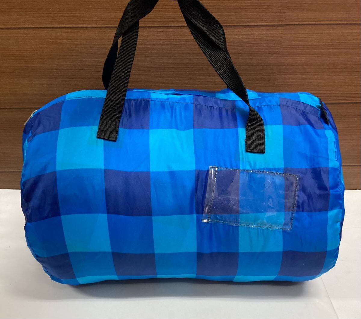 Alpine アルパイン ♪ 寝袋 ジュニア マミー シュラフ ブルー 青 チェック 拍卖