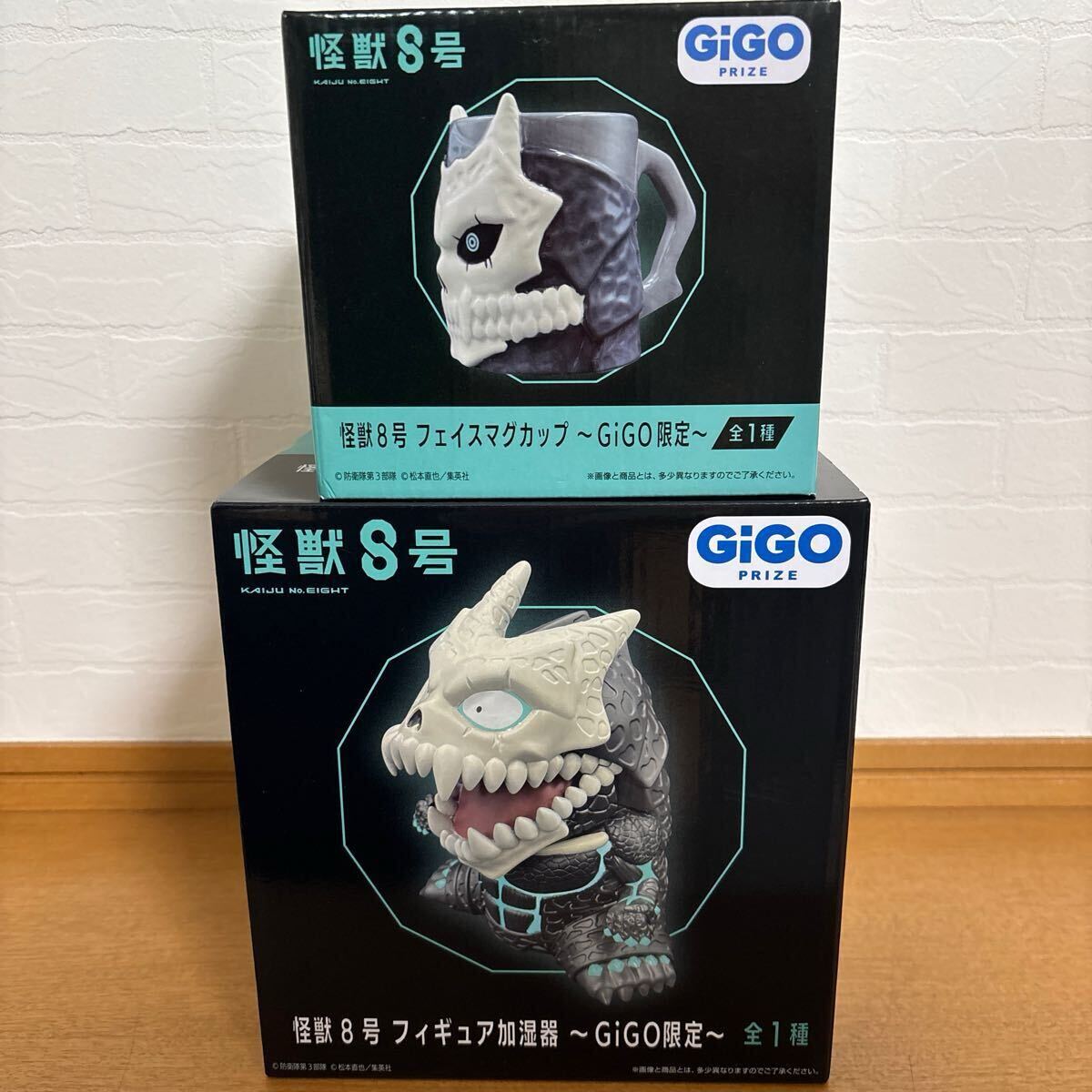 【新品未開封】☆怪獣8号☆ GIGO限定 フィギュア加湿器+フェイスマグカップ 2個セット拍卖