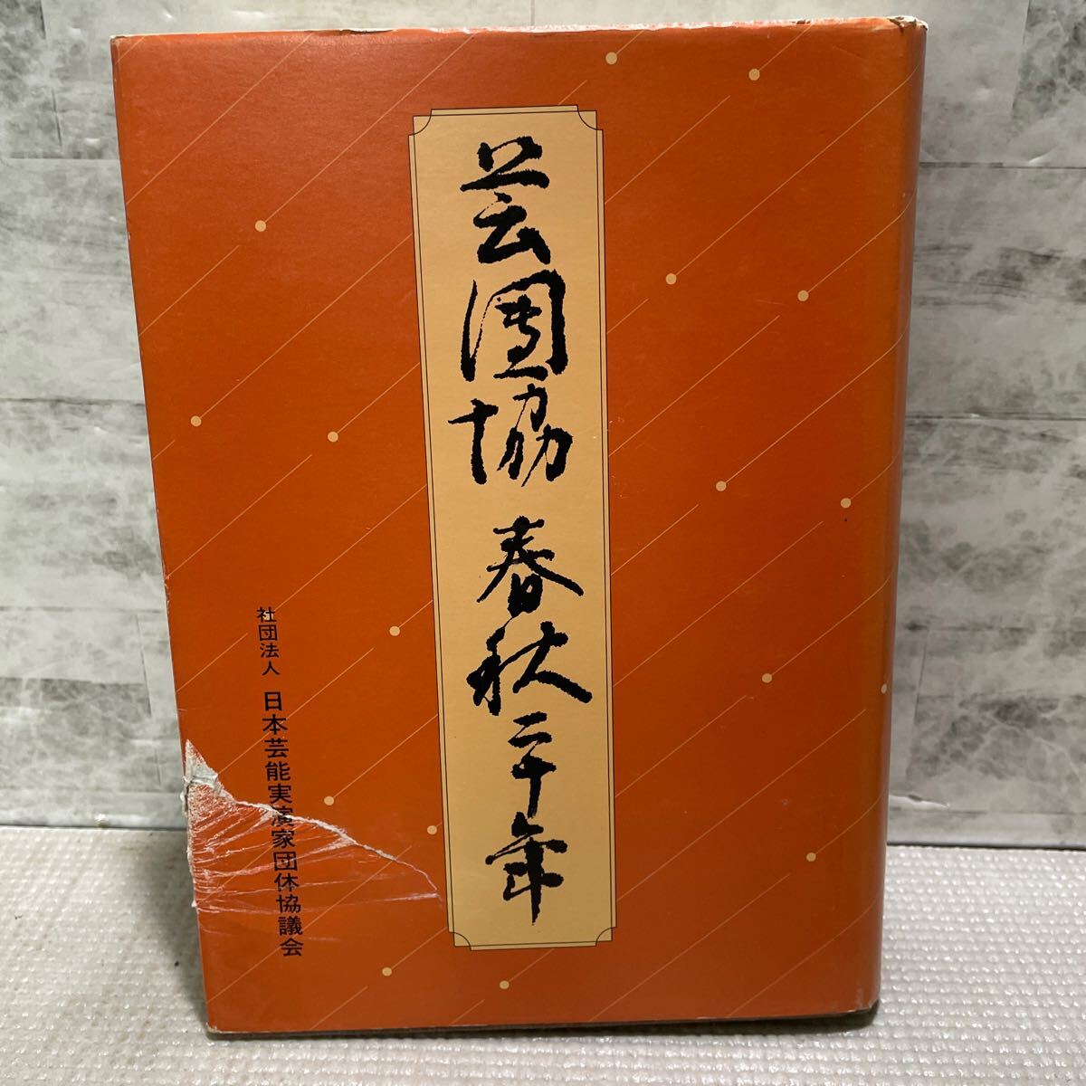 D04●芸団協春秋二十年 日本芸能実演家団体協議会 中村歌右衛門 軌跡 文化興亡 無責任時代 俳優 テレビ 映画 241210拍卖