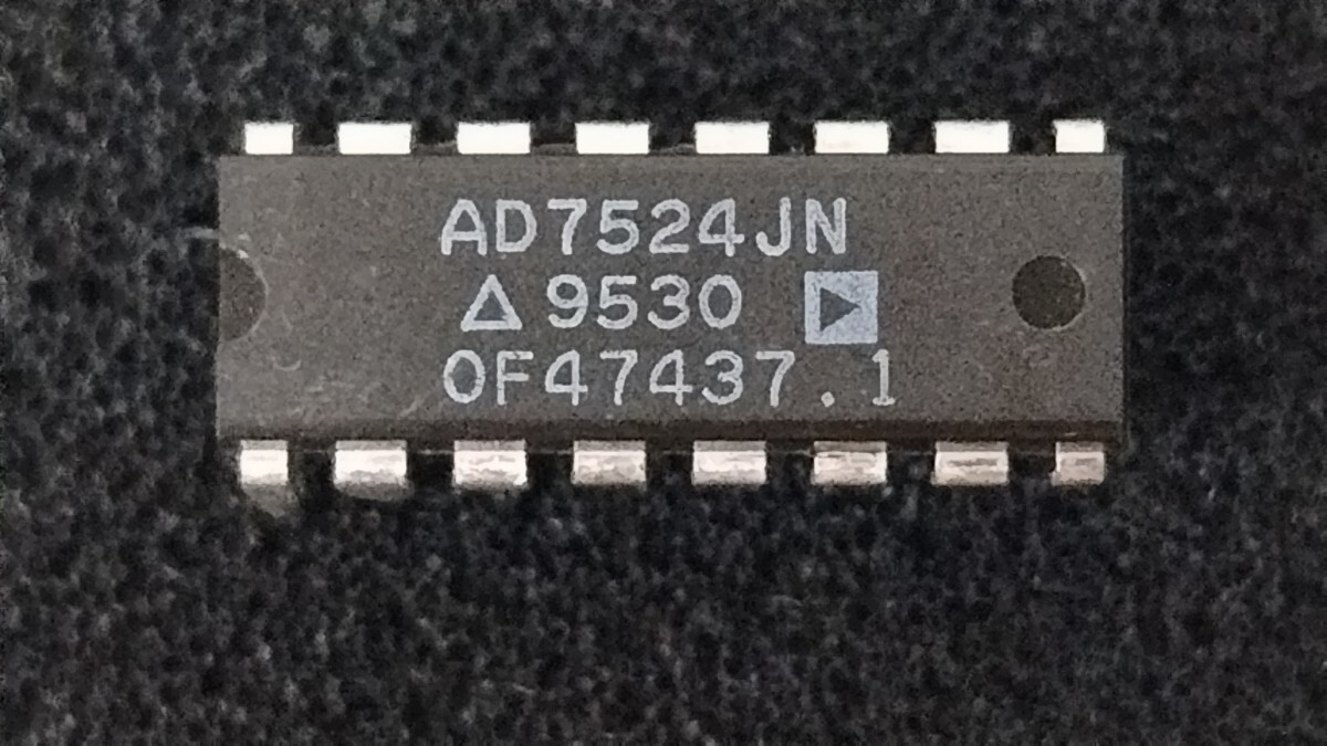 AD7524JN アナログデバイス製 8ビットD/Aコンバータ IC拍卖