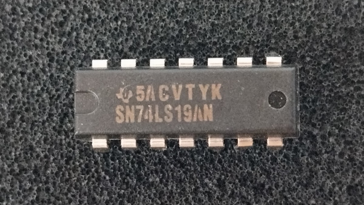 SN74LS19AN TI製 TTL IC 6回路シュミットトリガインバータ 74LS14とピンコンパチブル(5個セット)拍卖