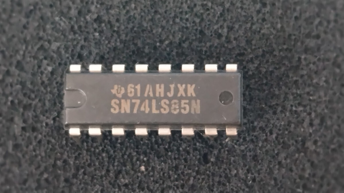 SN74LS85N TI製 LS-TTL IC 4ビット比較器(9個セット)拍卖