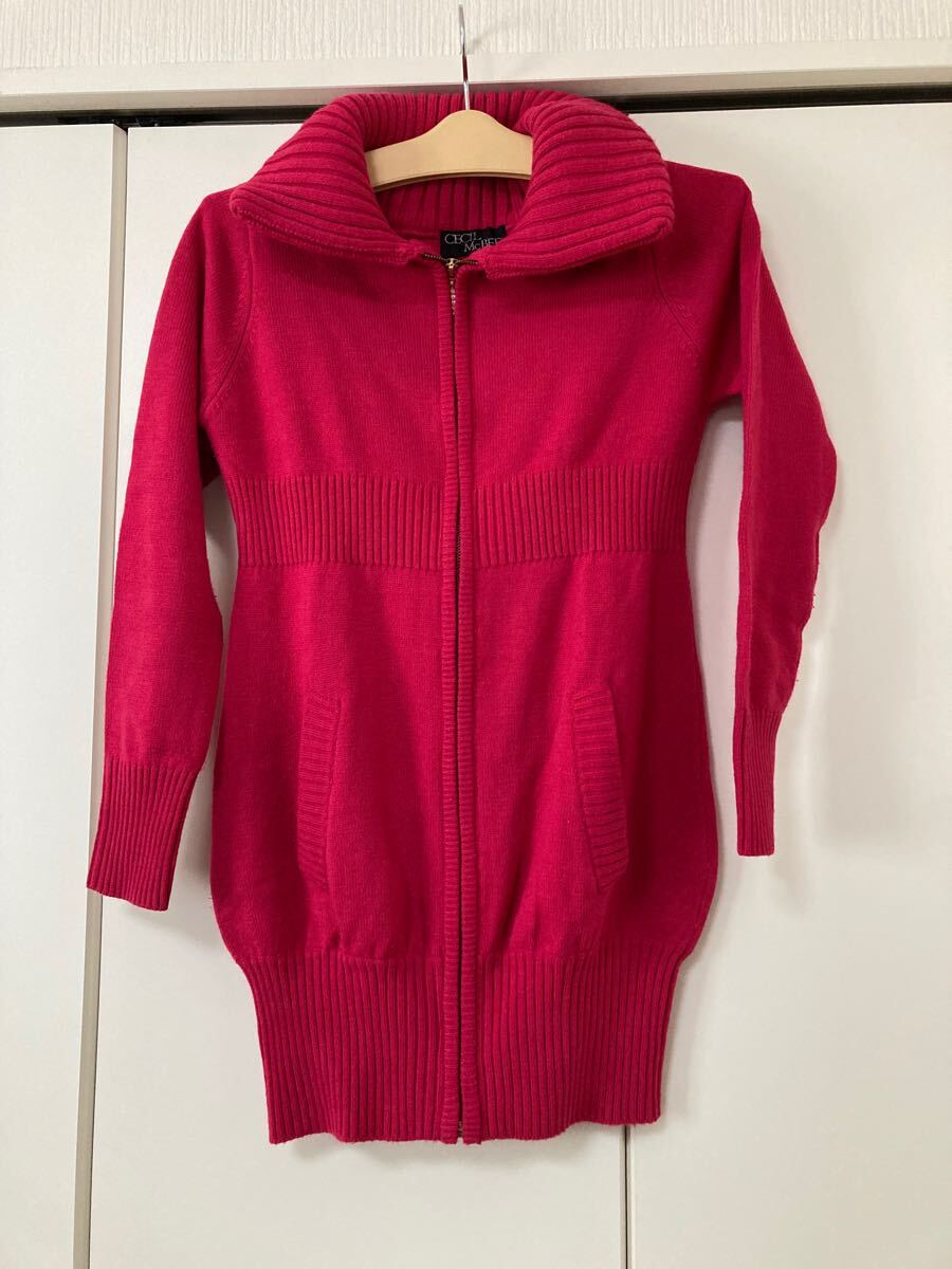 セシルマクビーカーディガン ピンク拍卖