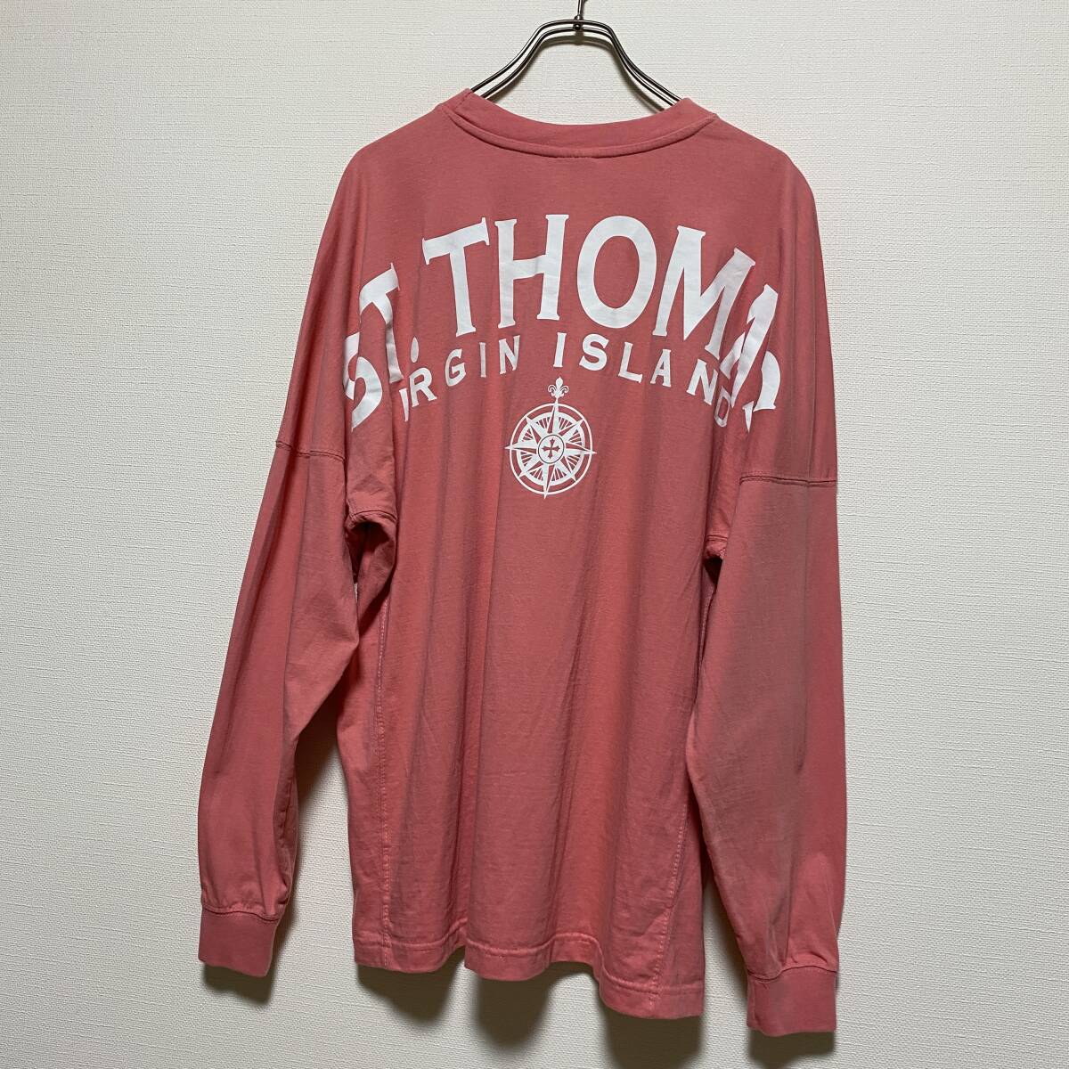 アメリカ古着 セント・トーマス 長袖 Tシャツ ロンT US古着 クルーネック Mサイズ コットン 【W254】拍卖
