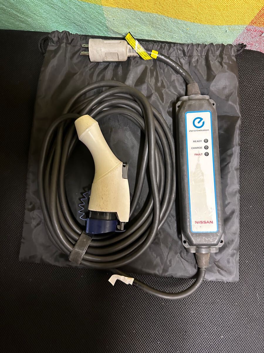 日産リーフ正規純正充電ケーJIL 29690 6WXOA ZE1 7.5m 200V 2018年製 超美品・バッグ付き拍卖