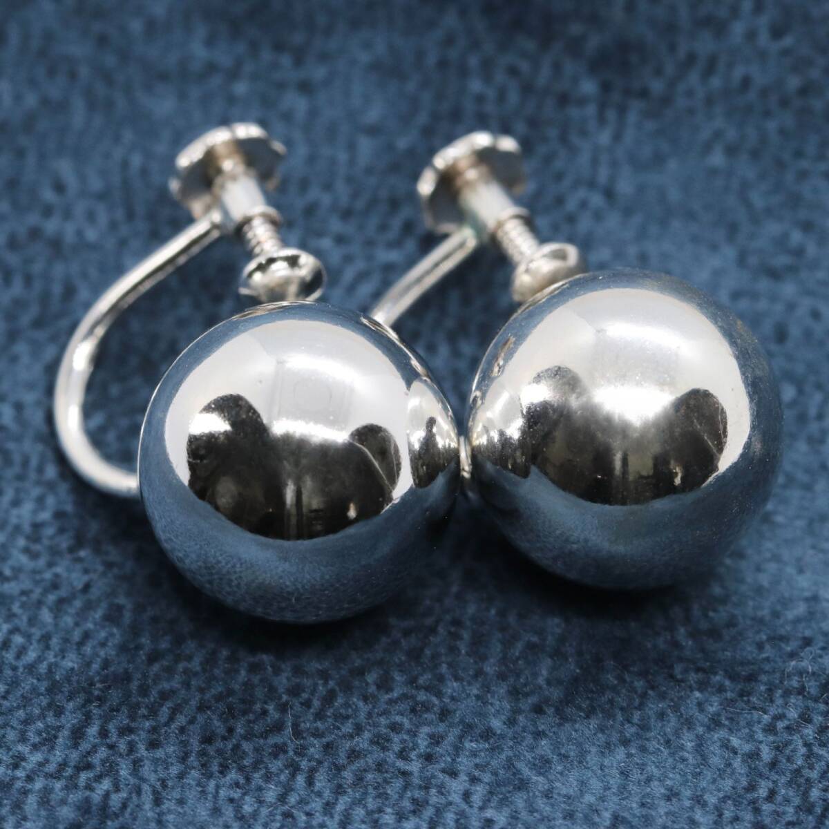 ジョージジェンセン ボール イヤリング ラージ シルバー/24-2601S拍卖